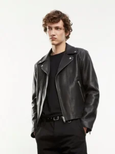 Sporty Faux Leather Jacket