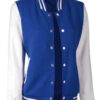 Blue and White Letterman Jacket