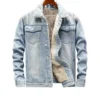 Men Windbreaker Denim Jacket