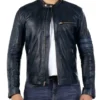 Mens Biker Leather Jacket