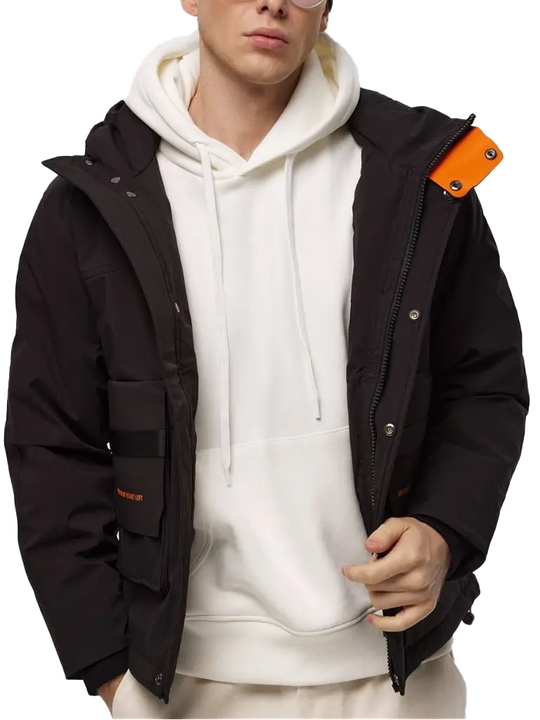 Men`s Black Puffer Jacket