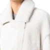 Shearling White Women Leather Jacket