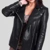 Womens Biker Leather Jacket