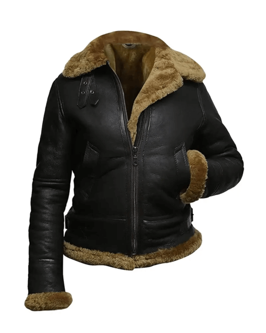 Women Fur Aviator Jacket