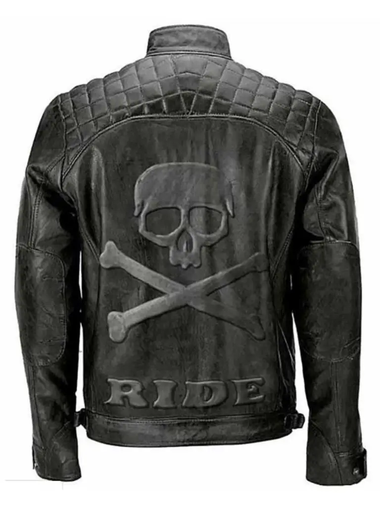 Black Biker Leather Jacket