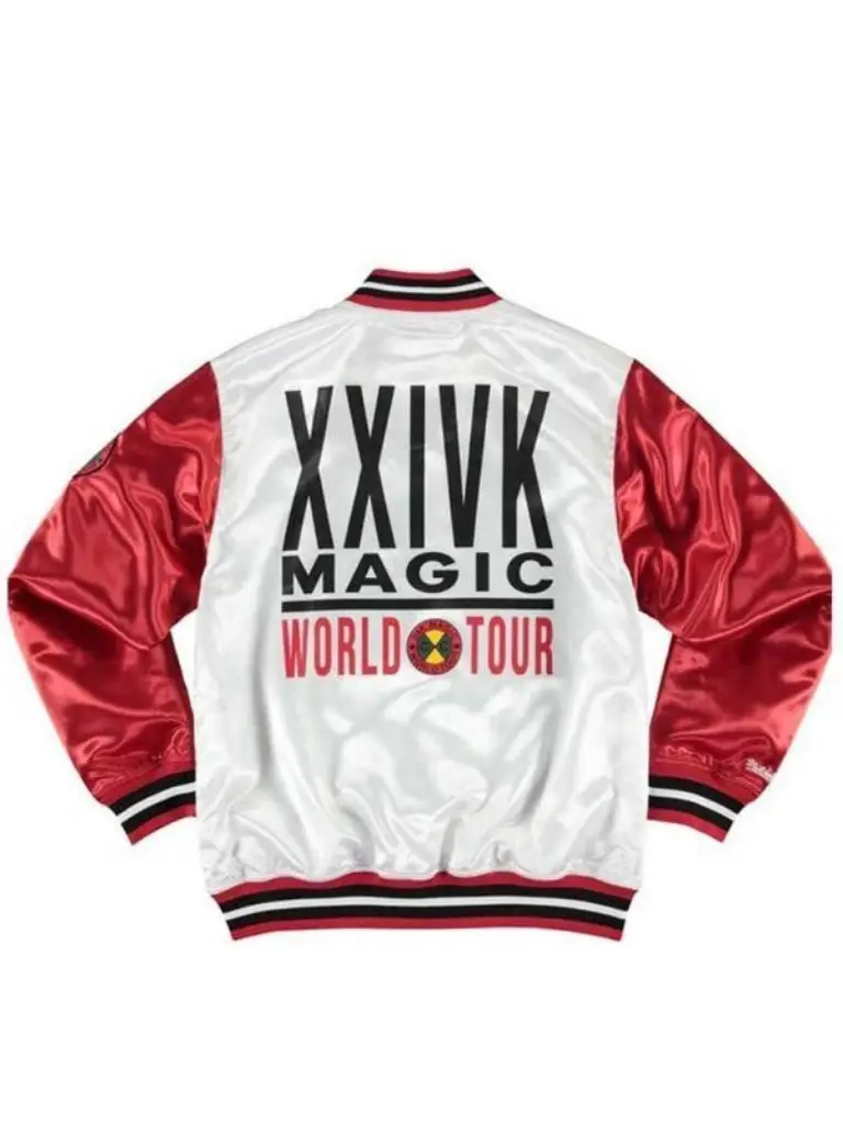 Bruno Mars 24k Warm Up Satin Bomber Jacket