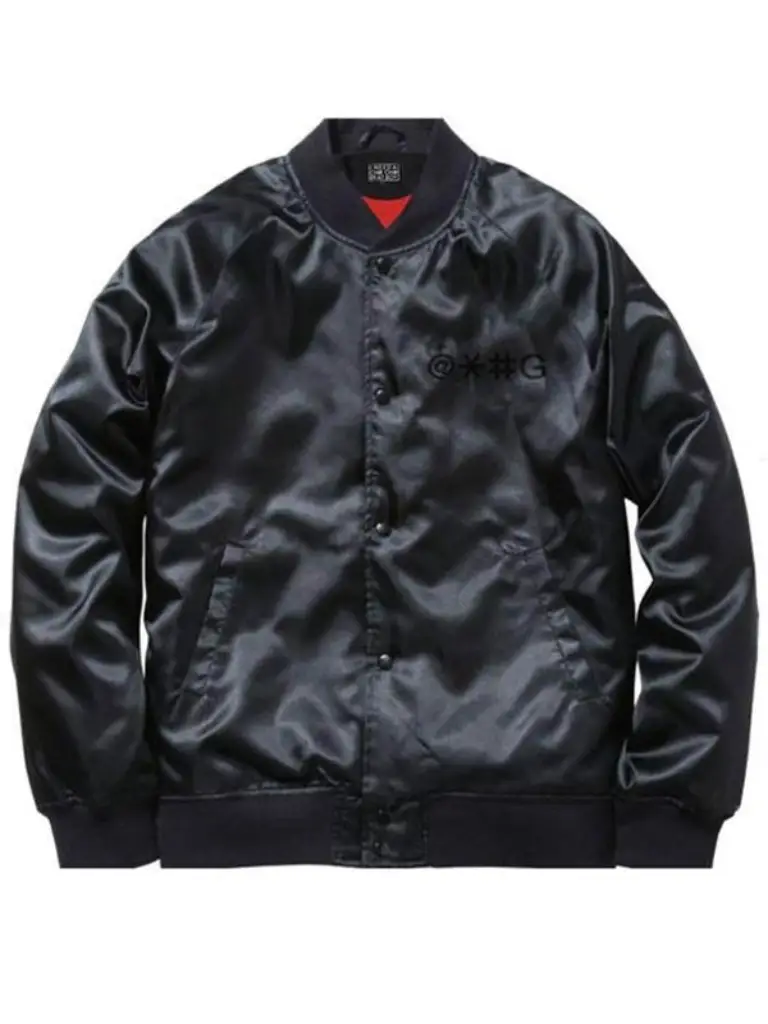 Cha Cha Beat Boy Black Bomber Satin Jacket