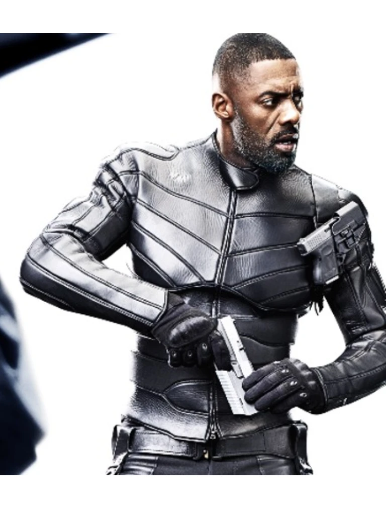 Fast and Furious Idris Elba Brixton Lore Leather Jacket