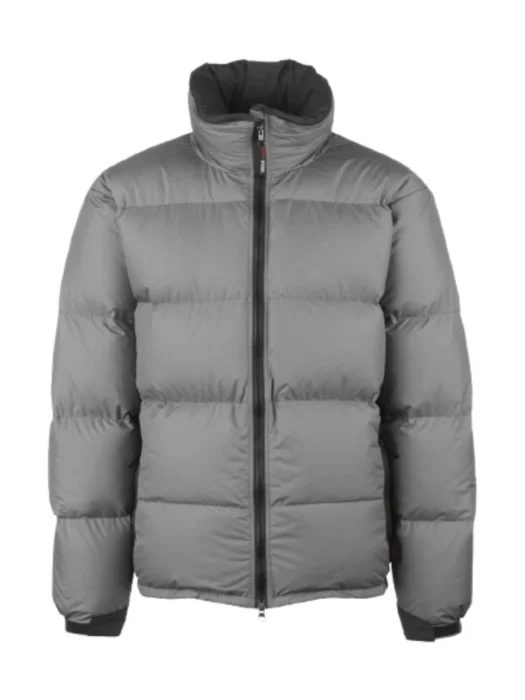 Grey Puffer Down Jacket