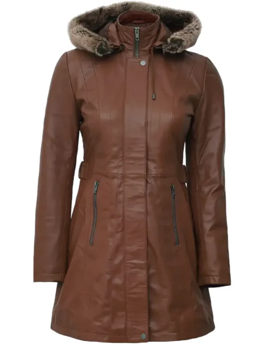 Jean Shearling Tan Women Coat