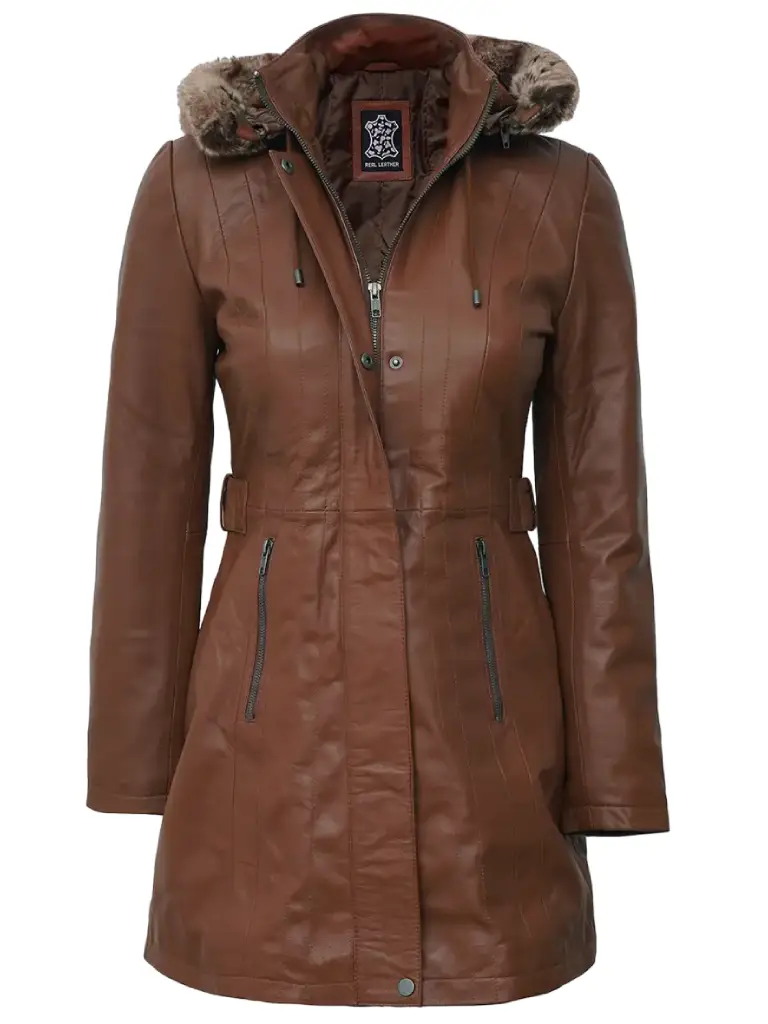 Jean Shearling Tan Women’s Coat