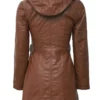 Jean Shearling Tan Womens Coat