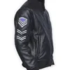 Mens Black American Flag Jacket