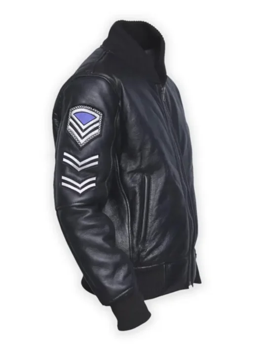 Mens Black American Flag Jacket