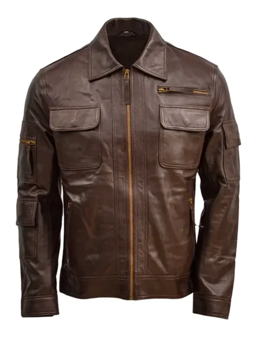 Men’s Brown Sheep Leather Jacket