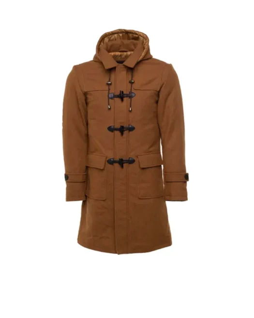 Mens Duffle Hooded Coat