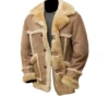 Mens Sheepskin Leather Fur Coat