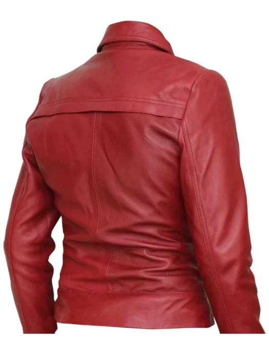 Once Upon A Time Jacket Emma Swan Red Leather Jacket