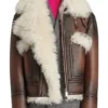 Steve Harvey BrownFur Jacket