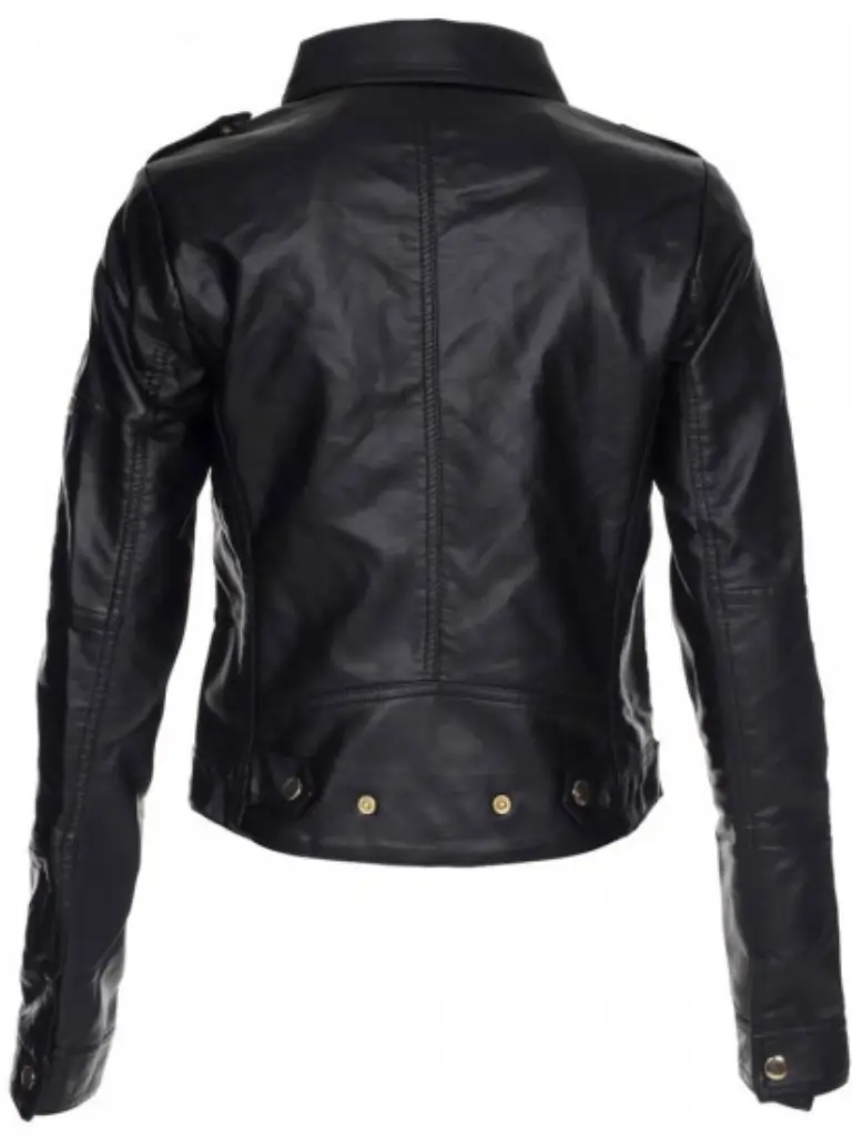 Women Moto Leather Jacket