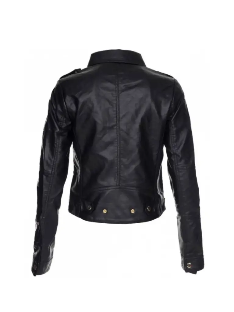 Women moto Leather Jacket