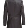 Womens Distressed Leather Coat