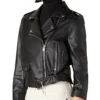 Womens Faux Leather Moto Jacket