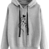 Womens Oversized SweetShirt Pullover Hoodie