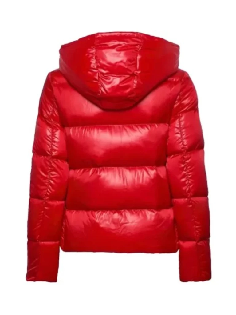 Womens Red Puffer Jacket