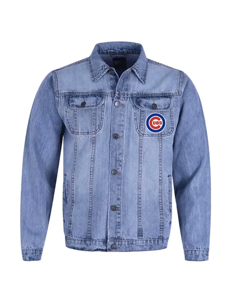 chicago cubs denim jacket