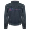 men blue denim jacket