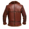 men brown back jacket