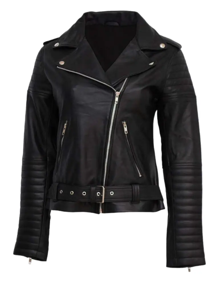 women motorcycle black jacket