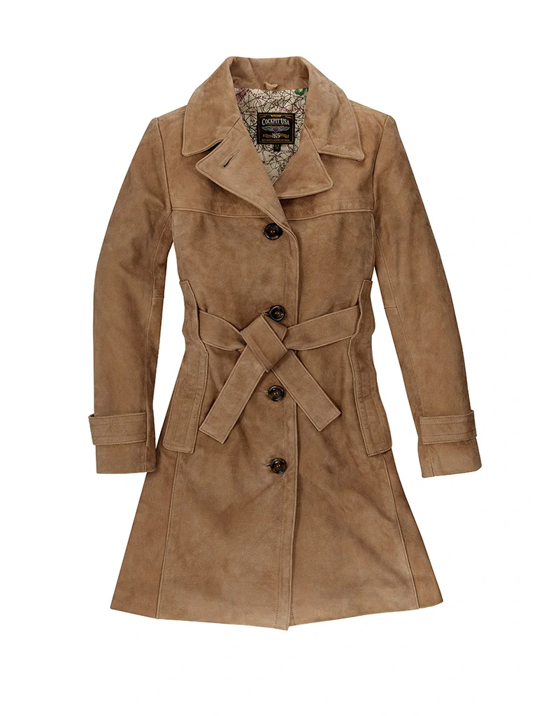 Amelia Earhart Brown Coat