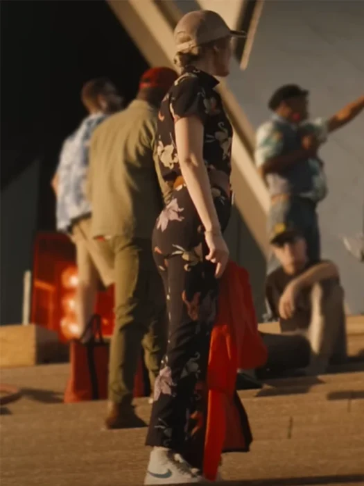 Emily Blunt The Fall Guy Black Floral Jumpsuit