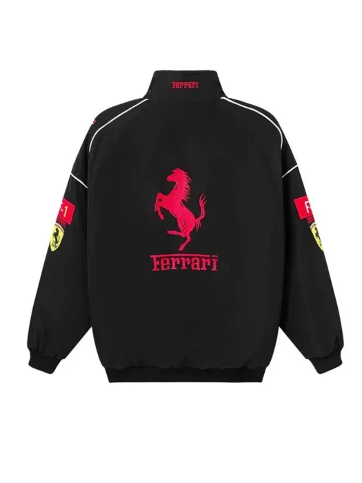 MENS BLACK FERRARI JACKET