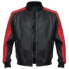 MIAMI VICE STUNT TEAM RYAN GOSLING BLACK LEATHER JACKET