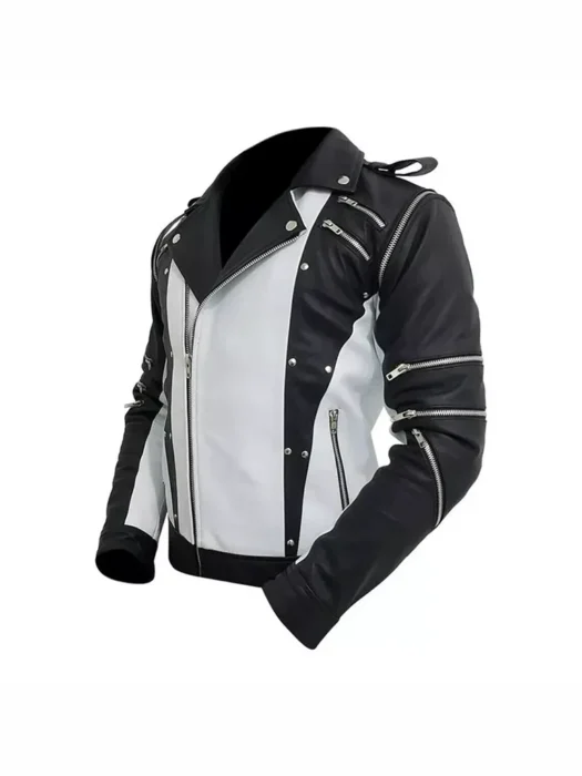 MJ MICHAEL JACKSON THRILLER BLACK & WHITE PESPI JACKET