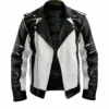 MJ MICHAEL JACKSON THRILLER BLACK & WHITE PESPI REAL LEATHER JACKET