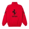 RED FERRARI LOGO JACKET