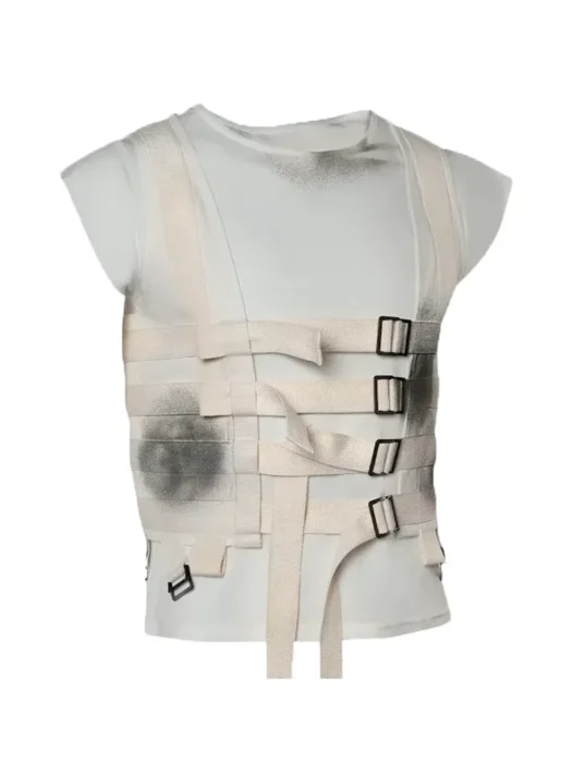 Ryan Gosling The Fall Guy Colt Seavers White Leather Vest