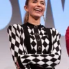 SXSW 2024 Emily Blunt Black & White Sweater