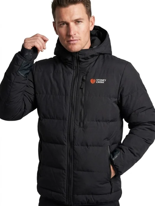Stoney Creek Thermotough Black Hooded Jacket