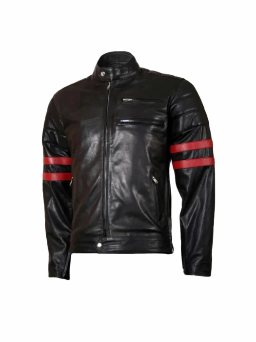 X-Men Wolverine Black Leather Jacket