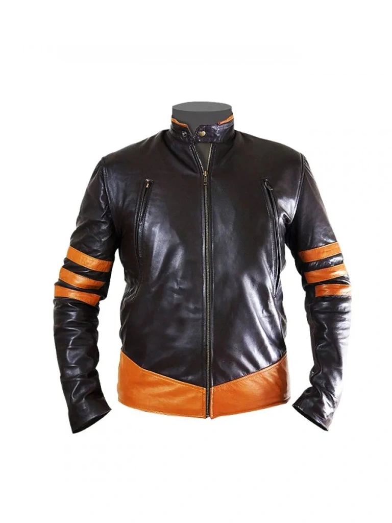 X-men Wolverine Brown Leather Jacket