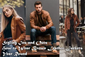 How to Wear Brown Leather Jackets Year-Round