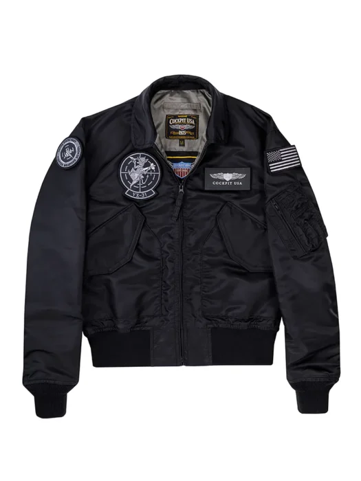 Top Gun Cockpit USA Stealth Bomber Jacket