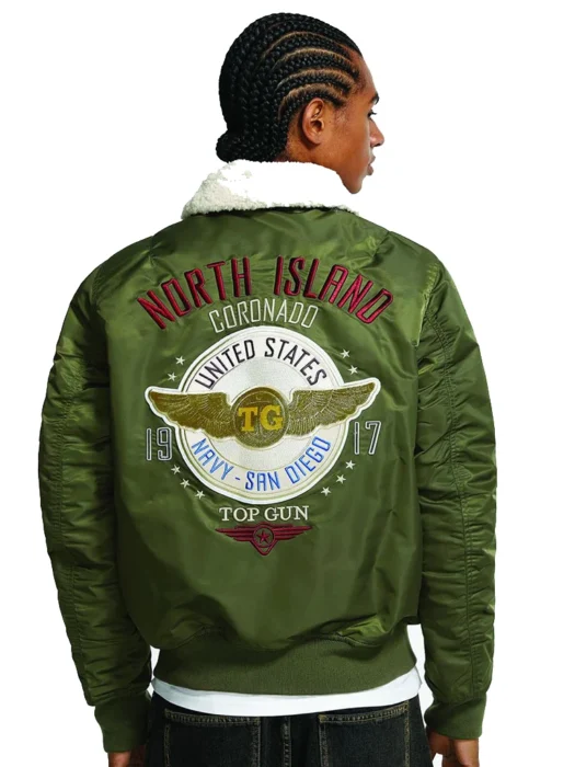 Top Gun Coronado Bomber Jacket with Patches