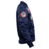 Top Gun MA-1 Blue Jacket With Patches