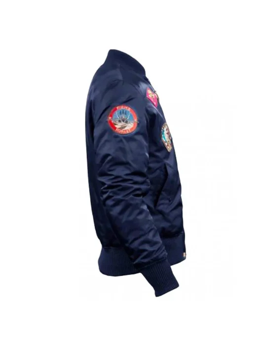 Top Gun MA-1 Blue Jacket With Patches